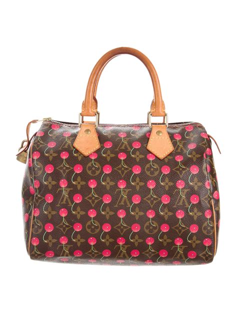 louis vuitton schoudertasje monogram cerises|LOUIS VUITTON Monogram Cerises Speedy 25 .